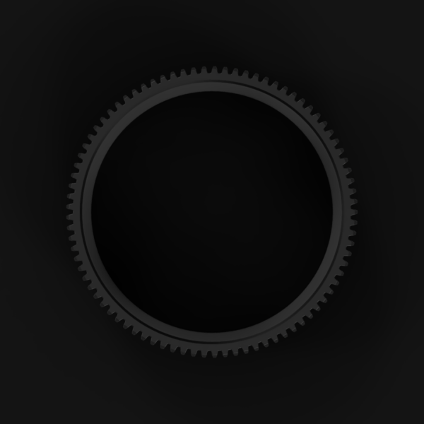 Kugglab Custom CAD Focus Gear – top-down view